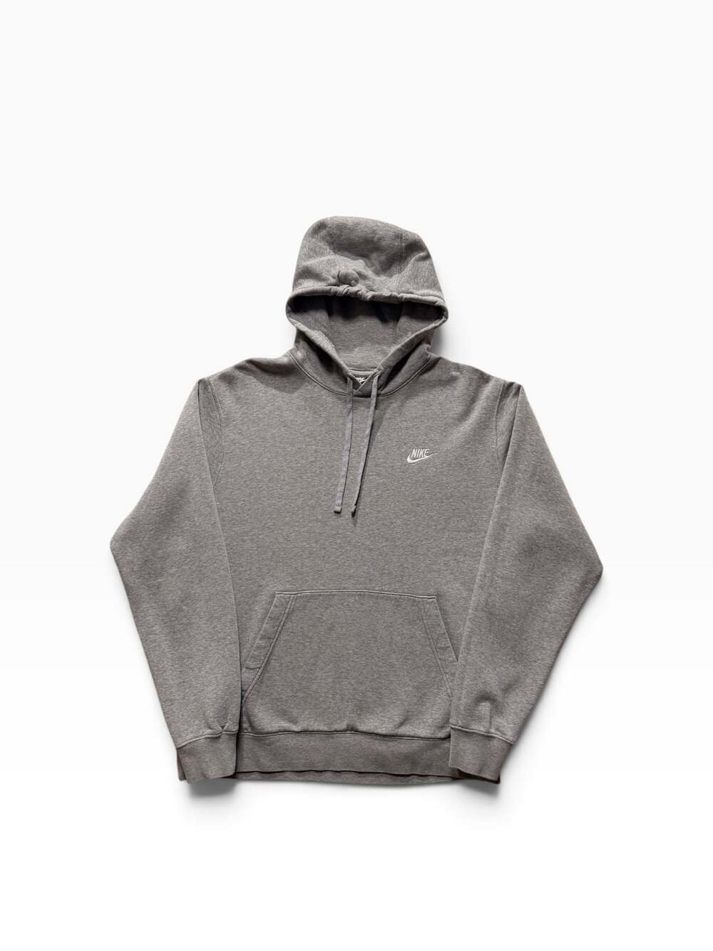Nike Men's Club Pullover Fleece Hoodie Gray Size L
